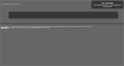 Desktop Screenshot of haraldfraenkel.de